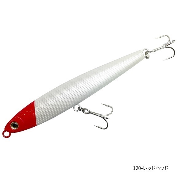 Great Distance 77【ソルトルアー/シンキングペンシル/77mm・20g/シーバス・ヒラメ・青物】(120-レッドヘッド)